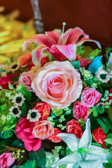 Colorful decoration artificial flower