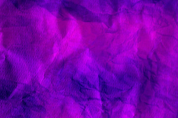 Purple crumpled paper