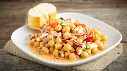 Kichererbsensalat - chick pea salad