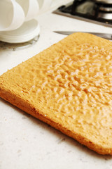 cake cools down