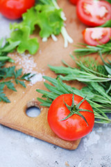 Fototapeta na wymiar Fresh tomatoes