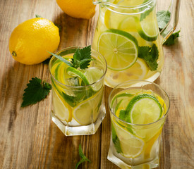 Cold Water with lemon