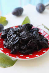 prunes on a plate
