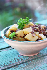 potato stew with lentils