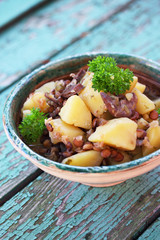 stew with lentils