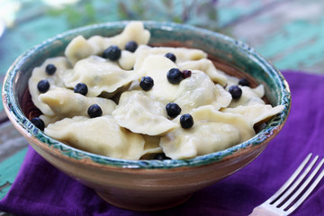blueberries Dumplings