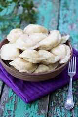 Dumplings with cottage cheese