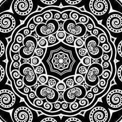 Silver mandala