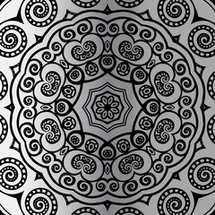 Silver mandala
