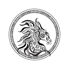 Horse head logo