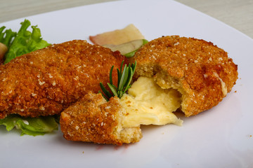 Fried cheese