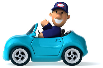 Fototapeta premium Fun car