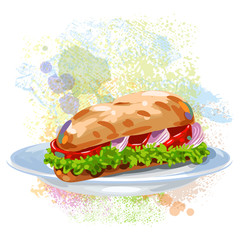 Vegetable Sandwich