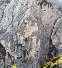 Pegan girl (Ajdovska deklica) - rock face of a maiden that found its own special place in folk fable as she was turned into rock by other angered maidens
