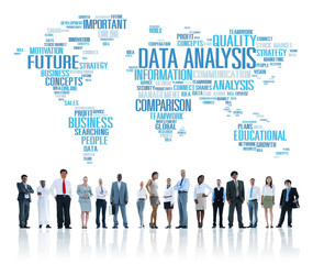 Data Analysis Analytics Comparison Information Networking Concep