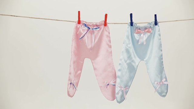 Onesie Drying On A Rope