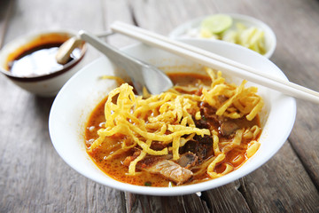 Northern Thai Noodle Khao soy