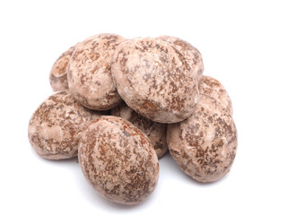 cookies on a white background