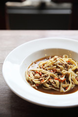 spaghetti bolognese