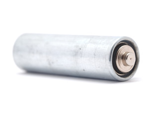 battery on a white background