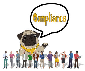Compliance Affirmation Continuity Regulation Concept