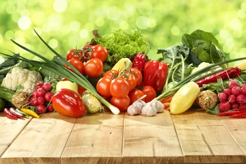 Afwasbaar fotobehang vegetables  © magdal3na