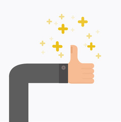 Thumbs Up illustration.