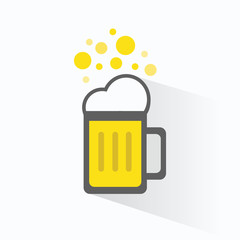Beer, vector illustration.