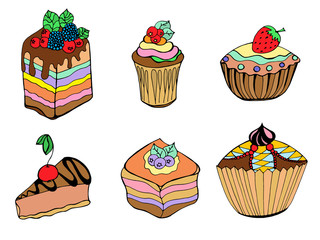 cakes and desserts