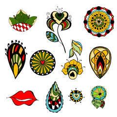 Fototapeta premium sketchy flowers