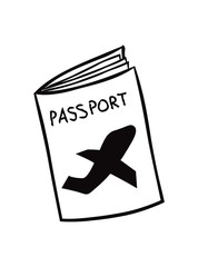 passport doodle