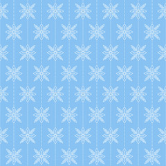 Vector seamless pattern with leaves and petals