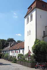 Fototapeta na wymiar Stadtmauer in Ingolstadt
