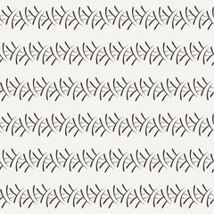 Vector seamless pattern of the elements of curved lines