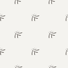 Vector seamless pattern of the elements of curved lines