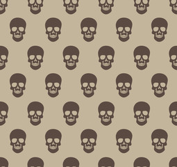 skull seamless background