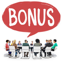 Bonus Banking Budget Compensation Income Profit Concept