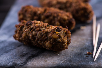koftas on serving board
