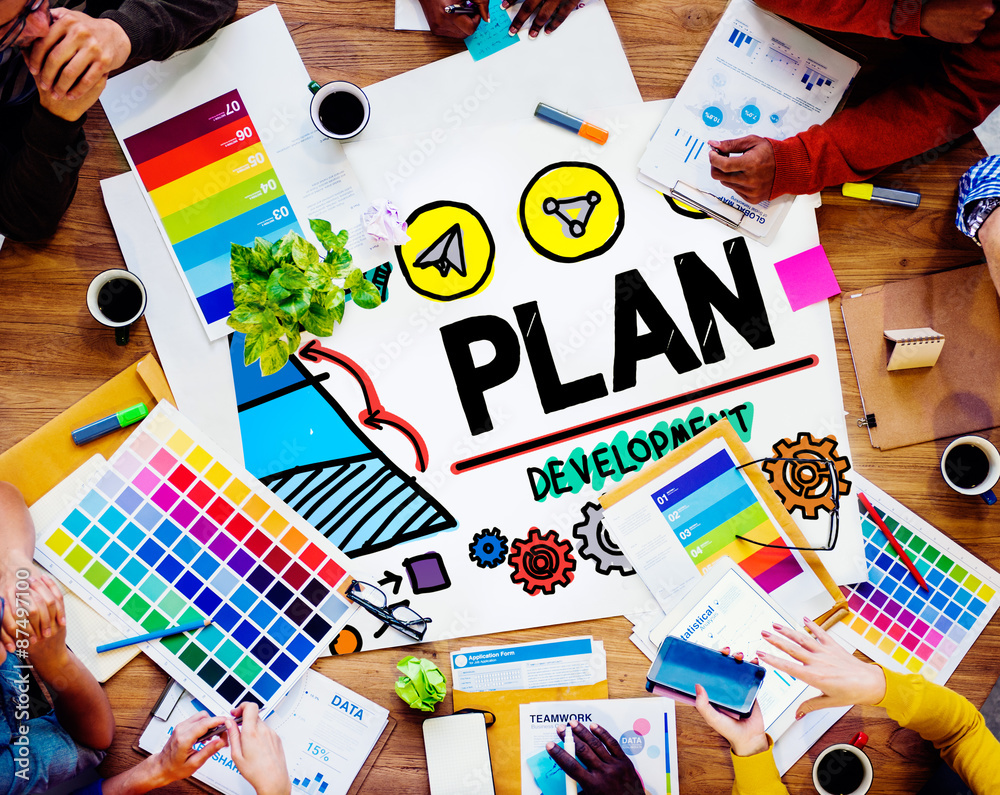 Sticker Plan Planning Development growth Goal Concept - Stickers