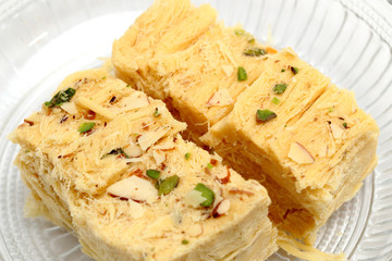 Sohan Papdi - an indian sweet