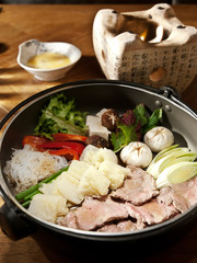 Japanese Sukiyaki dish