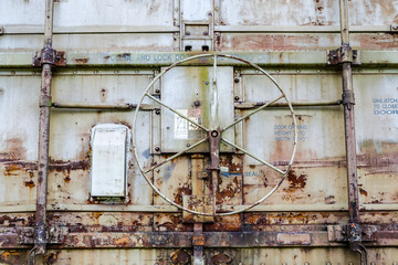 Train Car Door Wheel
