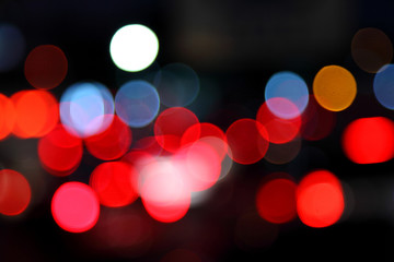 Abstract bokeh background of Christmaslight