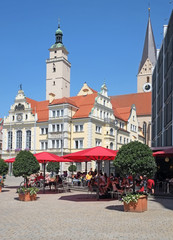 Fototapeta na wymiar Rathaus in Ingolstadt