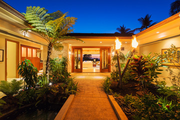 Entrance to Luxury Home