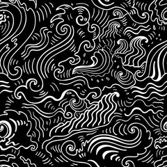 Sea waves.  Seamless background