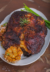 Duck roasted