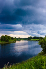 Storm Rising On The River