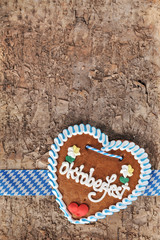 Bayerisches Oktoberfest Lebkuchenherz
