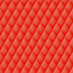 Quilted seamless pattern. Red color.
